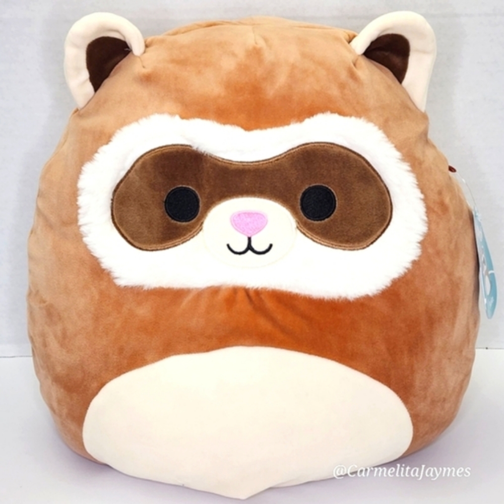 FARICE 🦦 14" Brown Ferret w White Fur Face Original Squishmallow ☆ NWT ☆